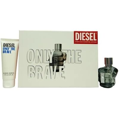 Diesel Only The Brave Gift Set - Eau de Toilette 50ml + Shower Gel 75ml Diesel Only The Brave Gift Set - Eau de Toilette 50ml + Shower Gel 75ml