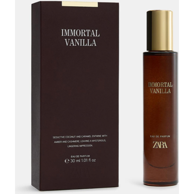 Zara Immortal Vanilla Edp Eau De Parfum Fragrance Spray 30ml New & Sealed Zara Immortal Vanilla Edp Eau De Parfum Fragrance Spray 30ml New & Sealed
