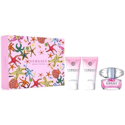 Versace Bright Crystal - Perfume Set with 3 Pieces Versace Bright Crystal - Perfume Set with 3 Pieces