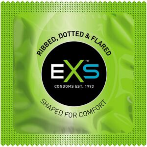 EXS Vegan Ribbed and Dotted Condoms - 100 Pack EXS Vegan Ribbed and Dotted Condoms - 100 Pack