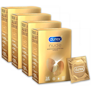 Does Not Apply Nude Skin Feeling Condoms - 16 Extra Thin Condoms - Pack Of 4 Does Not Apply Nude Skin Feeling Condoms - 16 Extra Thin Condoms - Pack Of 4