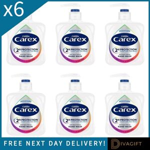 6 X Carex 2 Hour Protection Antibacterial Moisture Soap Pump Hand Wash 500ml New 6 X Carex 2 Hour Protection Antibacterial Moisture Soap Pump Hand Wash 500ml New
