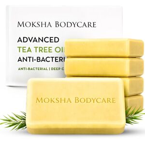 Moksha Bodycare Tea Tree Acne Soap For Blackheads, Milia, Pimples, Scars, Blemishes, Oily Skin Moksha Bodycare Tea Tree Acne Soap For Blackheads, Milia, Pimples, Scars, Blemishes, Oily Skin