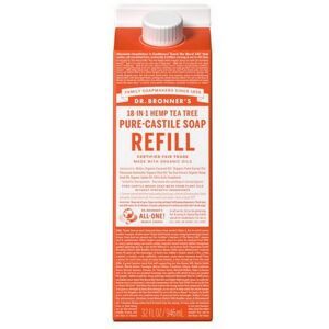 Dr. Bronner's Pure Castile Liquid Soap Refill Baby Unscented - Liquid Soap Dr. Bronner's Pure Castile Liquid Soap Refill Baby Unscented - Liquid Soap