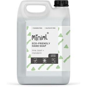 Miniml Hand Soap Wash Liquid 5l Refill - Lime, Basil & Mandarin Infused Hand, S Miniml Hand Soap Wash Liquid 5l Refill - Lime, Basil & Mandarin Infused Hand, S