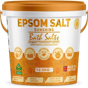 1ne Nutrition 1ne Scented Epsom Bath Salts 12.5kg Bucket Sunshine 100% Pure Magnesium Sulphate 1ne Nutrition 1ne Scented Epsom Bath Salts 12.5kg Bucket Sunshine 100% Pure Magnesium Sulphate