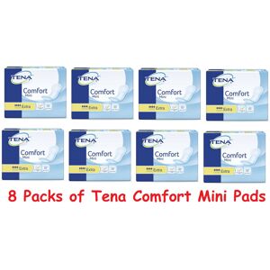 8x Tena Comfort Mini Extra - Incontinence Pads - Pack Of 30 - 600ml 8x Tena Comfort Mini Extra - Incontinence Pads - Pack Of 30 - 600ml