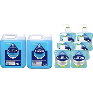 Carex Antibacterial Original Hand Wash 5 Litre, Pack Of 2 Liquid Soap Refills, Carex Antibacterial Original Hand Wash 5 Litre, Pack Of 2 Liquid Soap Refills,