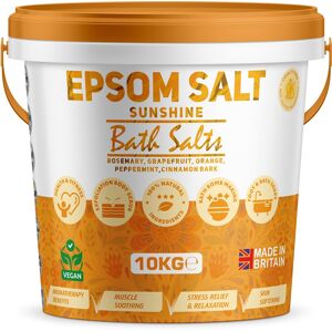 1ne Nutrition 1ne Scented Epsom Bath Salts 10kg Bucket Sunshine 100% Pure Magnesium Sulphate 1ne Nutrition 1ne Scented Epsom Bath Salts 10kg Bucket Sunshine 100% Pure Magnesium Sulphate