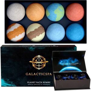 Galacticspa Planet Themed Bath Bombs / 8 X 60g Handmade Luxury Bubble Bath Fizz Galacticspa Planet Themed Bath Bombs / 8 X 60g Handmade Luxury Bubble Bath Fizz