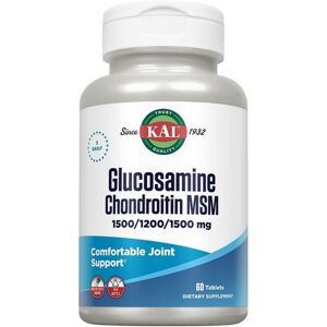 KAL Glucosamine Chondroitin MSM - Joint Support - 60 Tabs KAL Glucosamine Chondroitin MSM - Joint Support - 60 Tabs