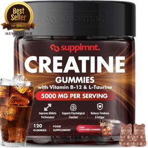Supplmnt. Creatine Gummies 5000mg Lab-Tested 120ct Max Strength Muscle Growth/recovery Supplmnt. Creatine Gummies 5000mg Lab-Tested 120ct Max Strength Muscle Growth/recovery