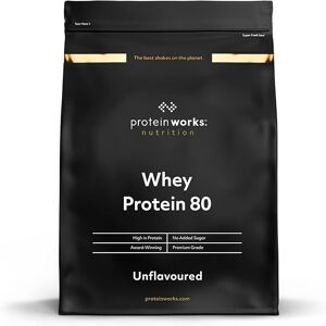 The Protein Works Protein Works Whey Protein 80 Low Calorie Shake Powder - Unflavoured 2 Kg The Protein Works Protein Works Whey Protein 80 Low Calorie Shake Powder - Unflavoured 2 Kg