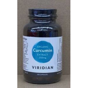 Viridian Organic Curcumin Extract 250mg 60 Vegan Caps Bbe 07/2027 Viridian Organic Curcumin Extract 250mg 60 Vegan Caps Bbe 07/2027