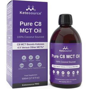Ketosource Pure C8 Mct Oil Boosts Ketones 4x Versus Other Mcts Highest 99%+ Ketosource Pure C8 Mct Oil Boosts Ketones 4x Versus Other Mcts Highest 99%+
