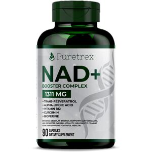 Puretrex Nad+ Booster Complex With Trans-Resveratrol, 90 Capsules - Anti-Aging Support Puretrex Nad+ Booster Complex With Trans-Resveratrol, 90 Capsules - Anti-Aging Support
