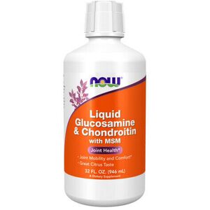 Now Foods Glucosamine & Chondroitin with MSM - Citrusy Liquid Support Now Foods Glucosamine & Chondroitin with MSM - Citrusy Liquid Support