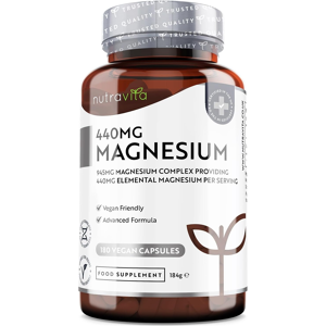 Nutravita *o Super Strength 1480mg – 180 Vegan Magnesium Citrate Capsules Not Magnesium Ta Nutravita *o Super Strength 1480mg – 180 Vegan Magnesium Citrate Capsules Not Magnesium Ta