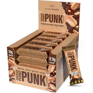The Protein Works The Big Little Bar - 20 Pack, Chocolate Peanut Punk Flavour, High Protein Bar, The Protein Works The Big Little Bar - 20 Pack, Chocolate Peanut Punk Flavour, High Protein Bar,