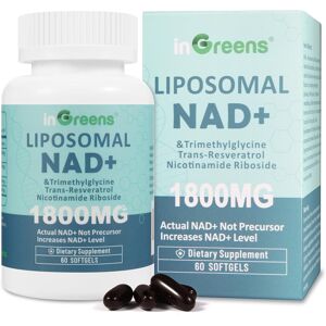 Liposomal Nad+ Supplement 1800 Mg With Nicotinamide Riboside, Trans Resveratrol, Liposomal Nad+ Supplement 1800 Mg With Nicotinamide Riboside, Trans Resveratrol,