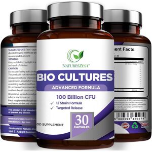 Natures Zest Bio Cultures Complex Probiotics 100 Billion Cfu With Prebiotics – Lactobacill Natures Zest Bio Cultures Complex Probiotics 100 Billion Cfu With Prebiotics – Lactobacill