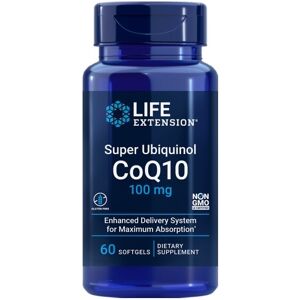 Life Extension Ubiquinol CoQ10 100mg - Heart & Cellular Support Life Extension Ubiquinol CoQ10 100mg - Heart & Cellular Support