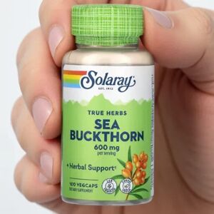2 X Solaray, True Herbs, Sea Buckthorn, 100 Vegcaps 2 X Solaray, True Herbs, Sea Buckthorn, 100 Vegcaps