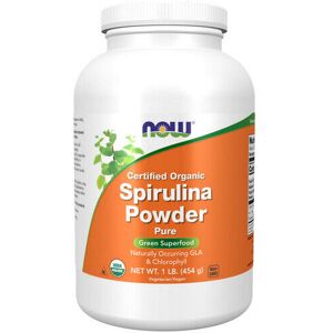 NOW Foods Organic Spirulina Powder - Genuin Whole Foods Superfood NOW Foods Organic Spirulina Powder - Genuin Whole Foods Superfood