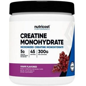 Nutricost Creatine Monohydrate Powder Grape - Dietary Supplement Nutricost Creatine Monohydrate Powder Grape - Dietary Supplement