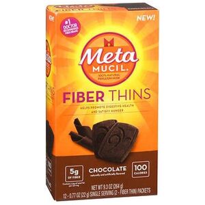 Fiber Thins Chocolate 24 Count By Metamucil Fiber Thins Chocolate 24 Count By Metamucil