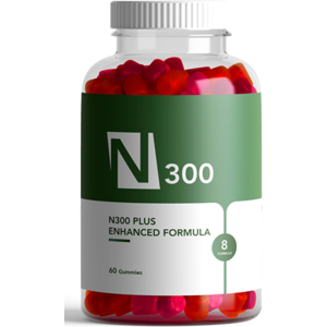 N300 Plus Enhanced Formula (60 Gummies) , 1 Months Supply, New And Sealed-1000mg N300 Plus Enhanced Formula (60 Gummies) , 1 Months Supply, New And Sealed-1000mg