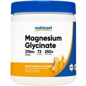 Nutricost Magnesium Glycine Peach Mango - Dietary Supplement Nutricost Magnesium Glycine Peach Mango - Dietary Supplement