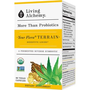 Your Flora Probiotics Terrain Gut & Digestive Lining 60 Caps By Living Alchemy Your Flora Probiotics Terrain Gut & Digestive Lining 60 Caps By Living Alchemy