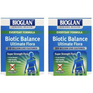 Bioglan Biotic Balance Ultimate Flora 30 Capsules Duo Pack - 30 Caps X 2 Bioglan Biotic Balance Ultimate Flora 30 Capsules Duo Pack - 30 Caps X 2