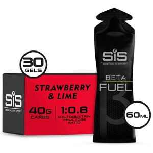 Sis Beta Fuel Energy Gel 30 Pack – Strawberry & Lime 60ml, 40g Carbs Each Sis Beta Fuel Energy Gel 30 Pack – Strawberry & Lime 60ml, 40g Carbs Each