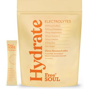 Free Soul Hydrate Electrolyte Hydration Sachets With Sodium, Magnesium, Vitami Free Soul Hydrate Electrolyte Hydration Sachets With Sodium, Magnesium, Vitami