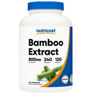 Nutricost Bamboo Extract Capsules - 240 Count - 800 Mg Nutricost Bamboo Extract Capsules - 240 Count - 800 Mg