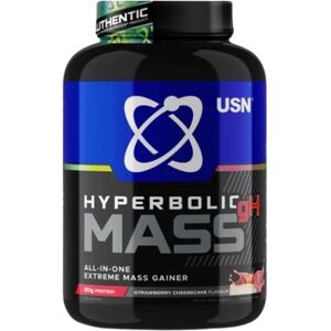 USN Hyperbolic Mass 2000 g Strawberry Flavor - Mass Gainer USN Hyperbolic Mass 2000 g Strawberry Flavor - Mass Gainer