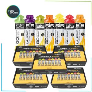 Sis Go Isotonic Energy Gel 60ml Mix Flavours Variety Pack Of 35 Science In Sport Sis Go Isotonic Energy Gel 60ml Mix Flavours Variety Pack Of 35 Science In Sport