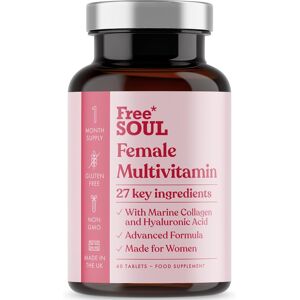 Free Soul Women'S Multivitamins & Minerals With Marine Collagen & Hyaluronic Acid Vitamins Free Soul Women'S Multivitamins & Minerals With Marine Collagen & Hyaluronic Acid Vitamins