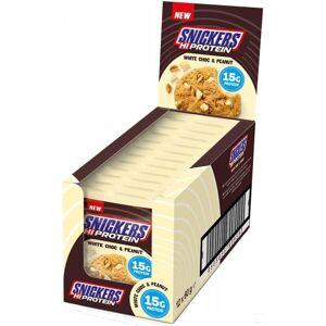 Snickers White Chocolate Peanut Baked Protein Cookie (12 X 60g), Hi-Protein Ene Snickers White Chocolate Peanut Baked Protein Cookie (12 X 60g), Hi-Protein Ene