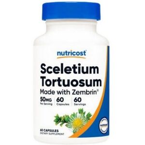 Nutricost Sceletium Tortuosum 50 mg - Dietary Supplement Nutricost Sceletium Tortuosum 50 mg - Dietary Supplement