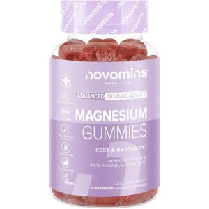 Novomins Magnesium Gummies - High Strength 1636 Mg Of Citrate Offering 180mg Of Elemental Novomins Magnesium Gummies - High Strength 1636 Mg Of Citrate Offering 180mg Of Elemental
