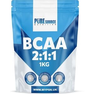 Pure Source Nutrition Psn Essential Bcaa 2:1:1 Powder Unflavoured Leucine,L Isoleucine,Valine 1kg Pure Source Nutrition Psn Essential Bcaa 2:1:1 Powder Unflavoured Leucine,L Isoleucine,Valine 1kg