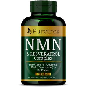 Puretrex Nmn + Resveratrol 90 Capsules Anti-Aging Antioxidant Supplement Health 62100mg Puretrex Nmn + Resveratrol 90 Capsules Anti-Aging Antioxidant Supplement Health 62100mg