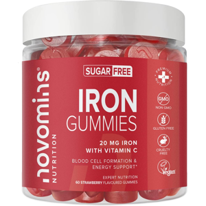 Novomins Iron Gummies With Vitamin C - Sugar Free & Vegan - Iron Supplements For Women & Novomins Iron Gummies With Vitamin C - Sugar Free & Vegan - Iron Supplements For Women &