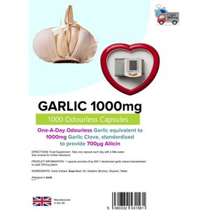 Lindens Garlic 1000mg Capsules - Dietary Supplement Lindens Garlic 1000mg Capsules - Dietary Supplement