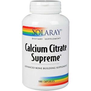 Calcium Citrate Supreme 180caps By Solaray Calcium Citrate Supreme 180caps By Solaray