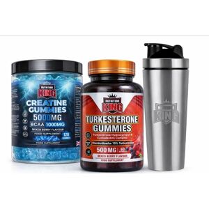 Creatine And Bcaa Gummies, Turkesterone And Protein Stainless Steel Shaker Gym Creatine And Bcaa Gummies, Turkesterone And Protein Stainless Steel Shaker Gym