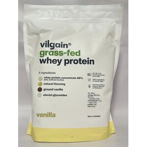 Vilgain Grass-Fed Whey Protein Powder Vanilla 1000g 76g Protein, No Added Sugar Vilgain Grass-Fed Whey Protein Powder Vanilla 1000g 76g Protein, No Added Sugar